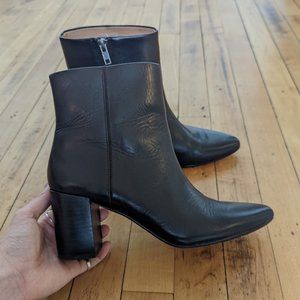 Madewell Fiona Boot in Black Leather–Women's Sz 7.5